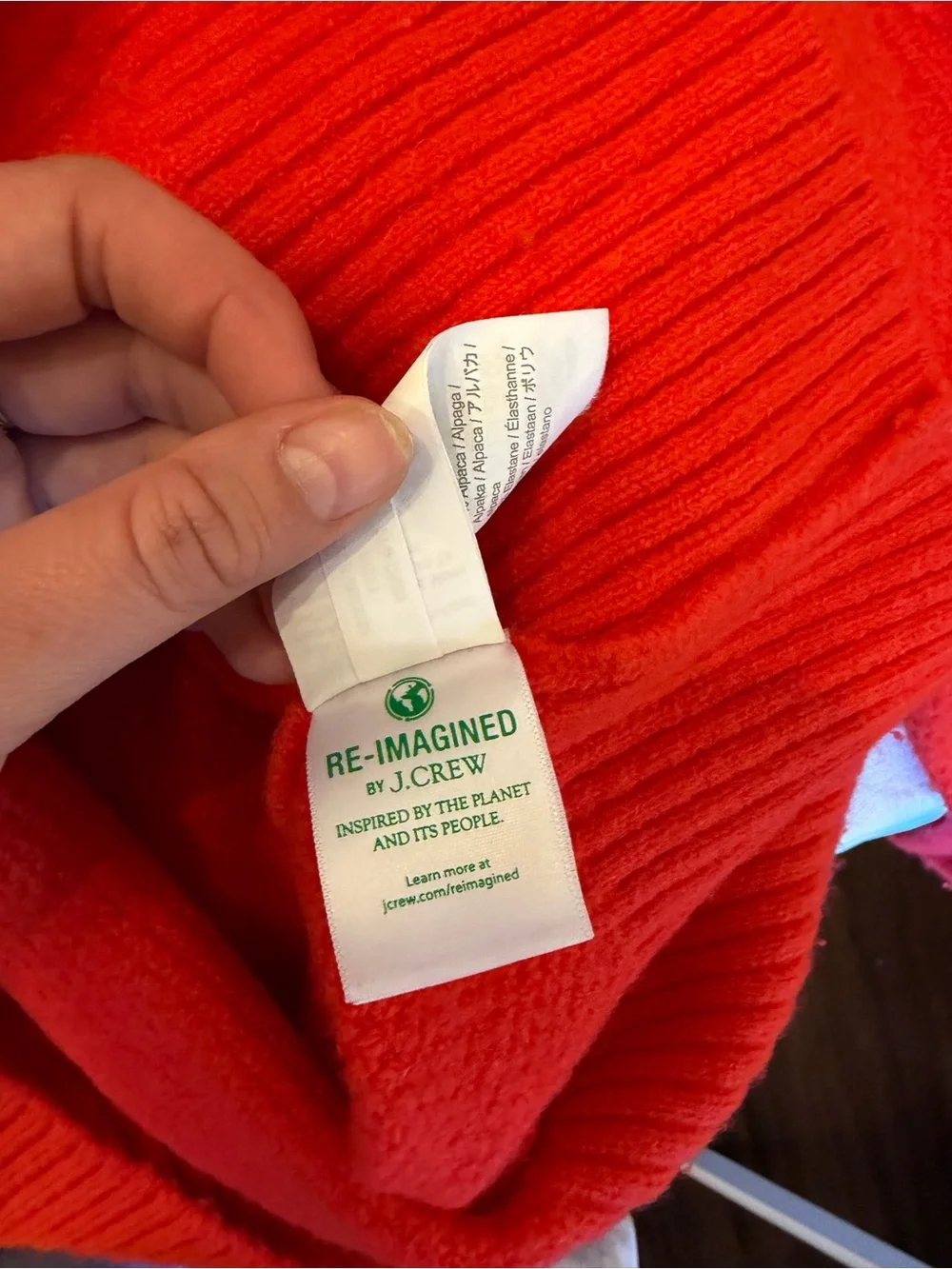 J. Crew Men's Bright Red Cable-Knit Half-Zip Sweater